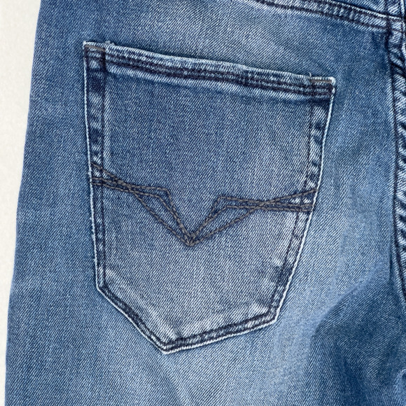 Guess Slim Tapered Skinny Retro Distressed Denim Womens Pants Size 30X32 - Picture 9 of 11